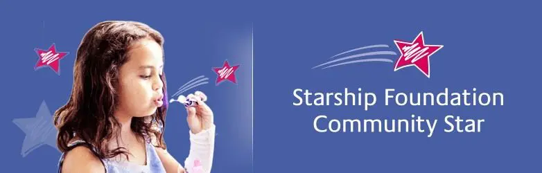 starship girl with bubbles header
